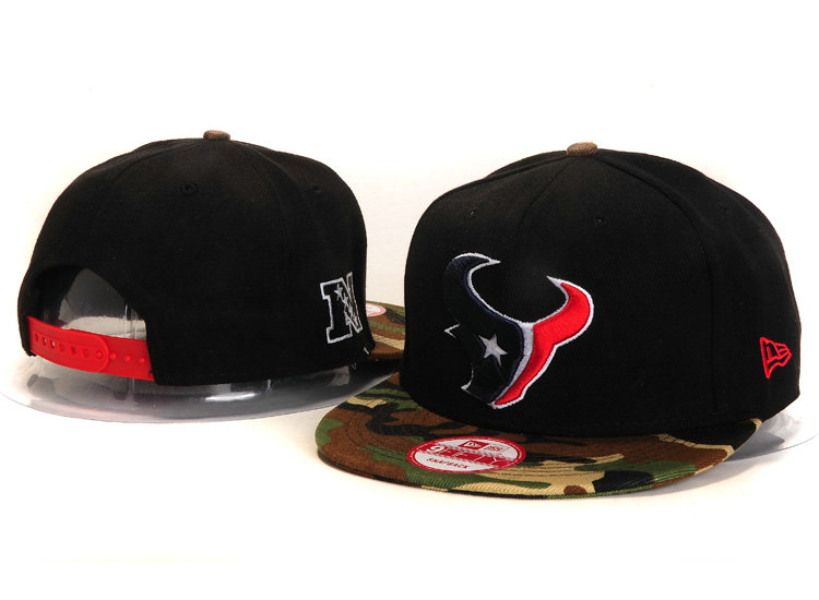 Houston Texans Black Snapback Hat YS